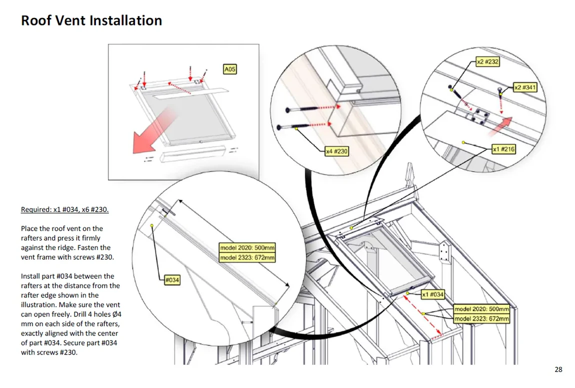 Instruction page example